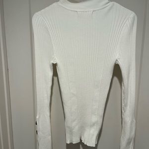 Anthropologie white turtle neck